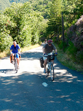 Fietskampeertocht Gard - Hérault (F)